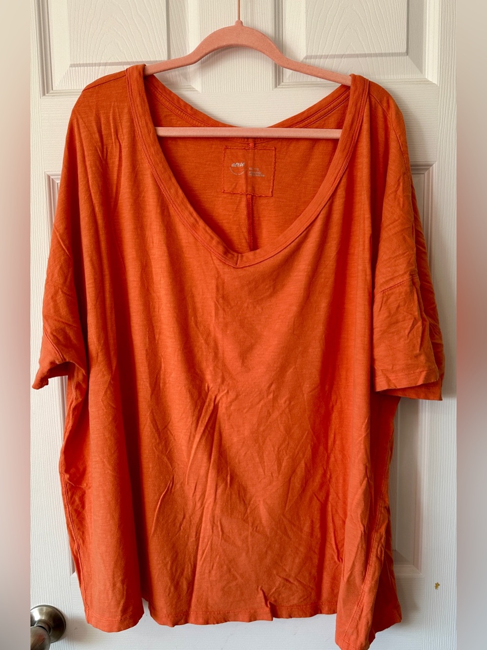 Aerie Oversized V-Neck Tee